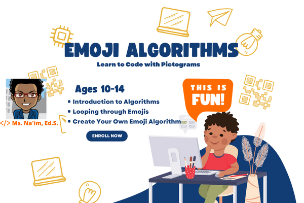 Emoji Algorithms: Learn to Code with Pictograms